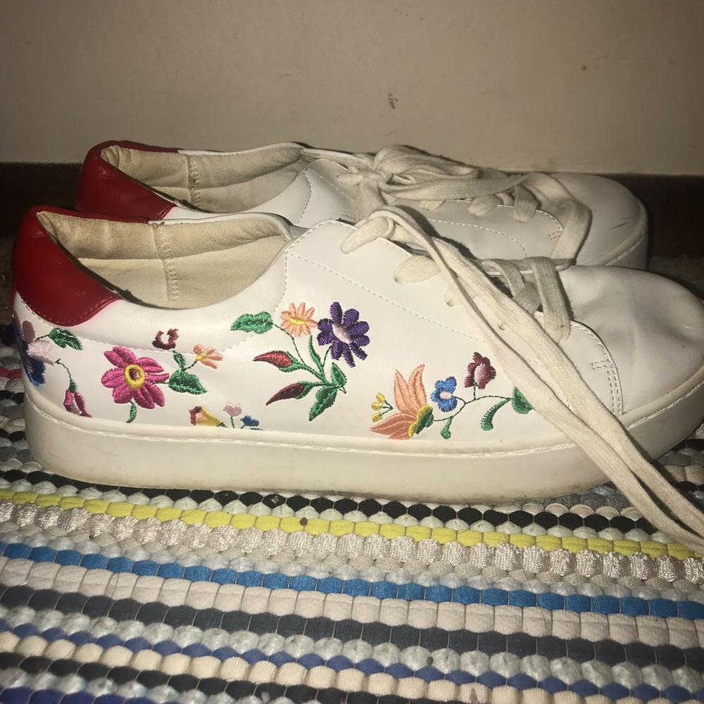 Forever21 floral sneakers